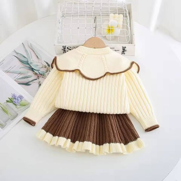 Ensemble fillette marron