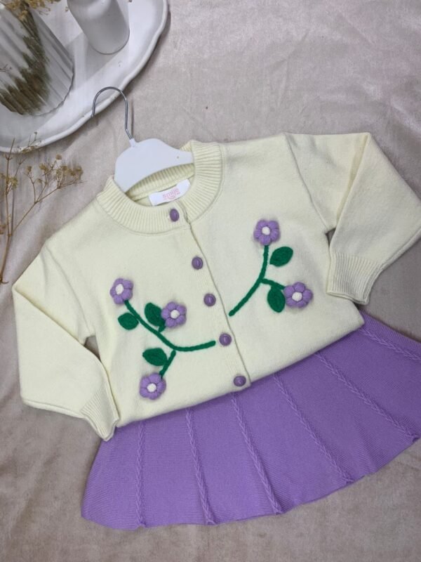 Ensemble Fillette mauve