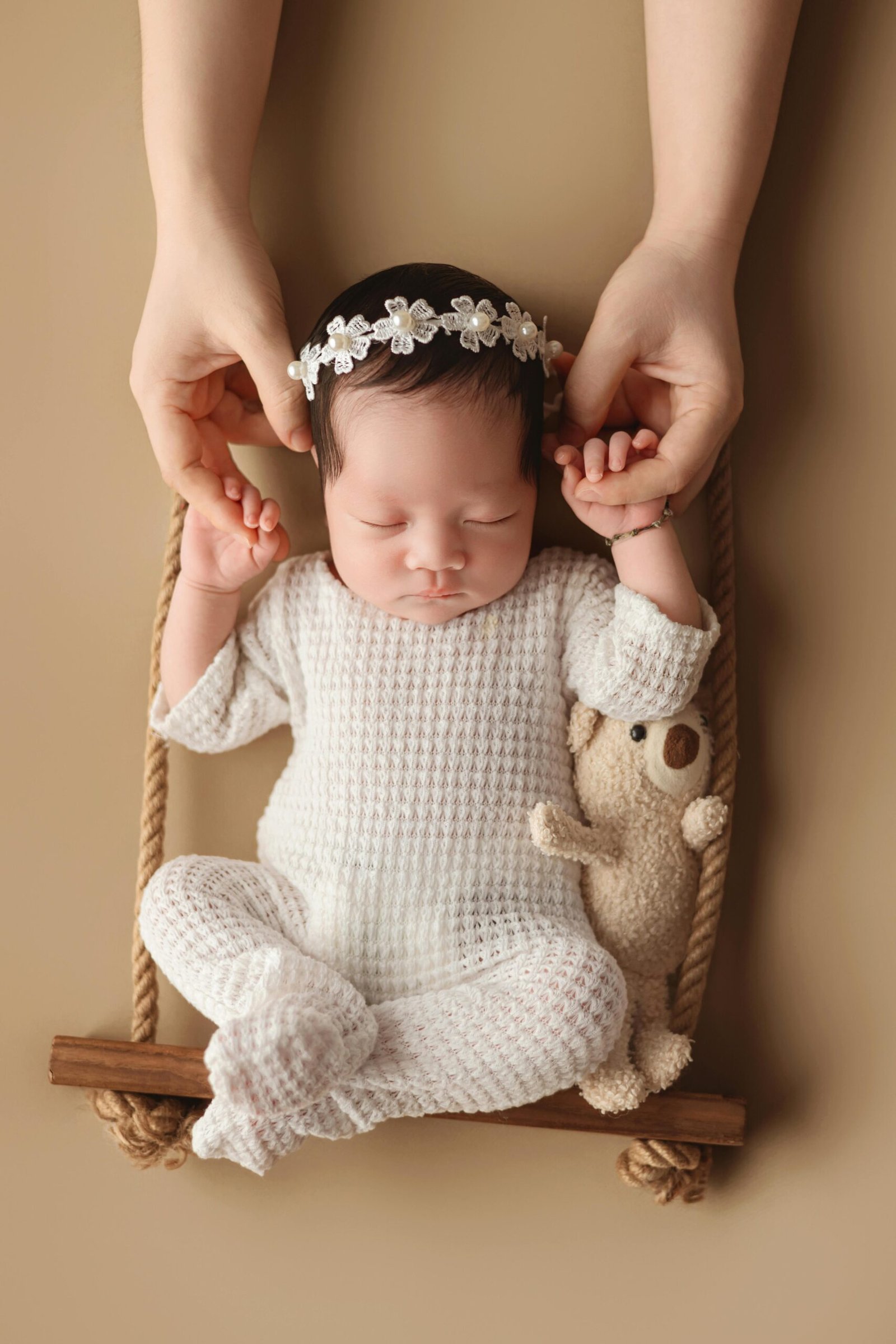 Ensemble fillette marron