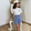 Ensemble shorte jupe en jean🇹🇷